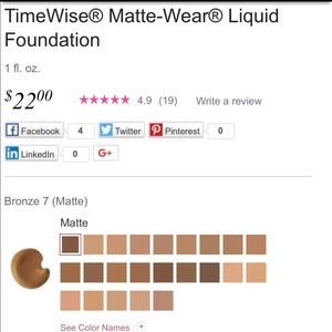 Brand New! Matte Wear Liquid Foundation Bronze 7!